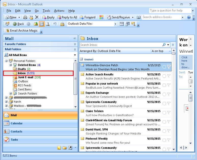 how to delete duplicates in outlook 2007 mail folders