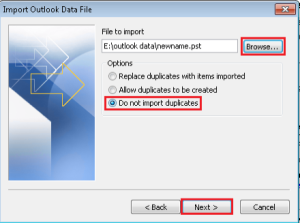 do not import duplicate